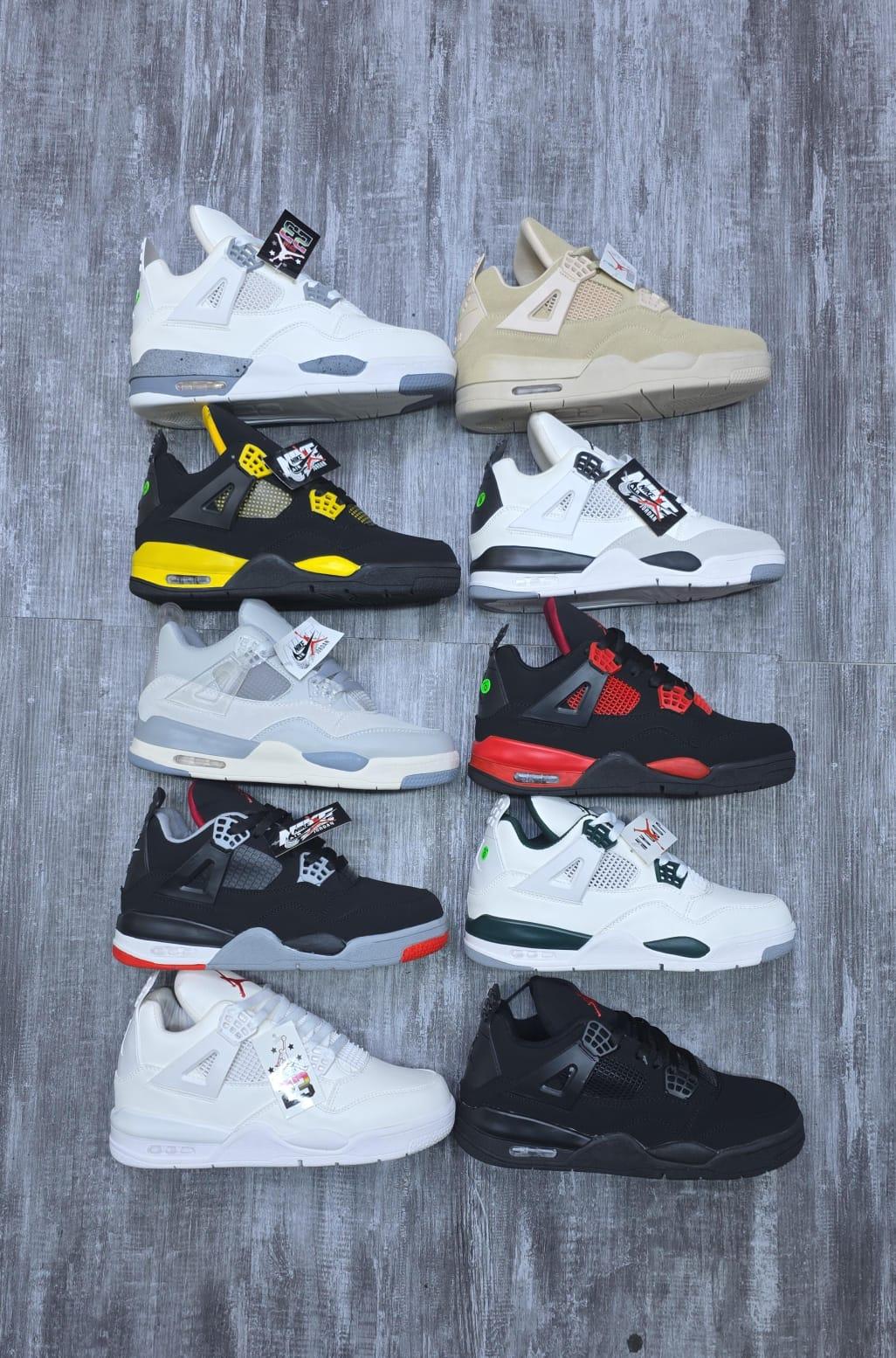 Coleccion de Jordan retro 4, tallas del 39 al 43