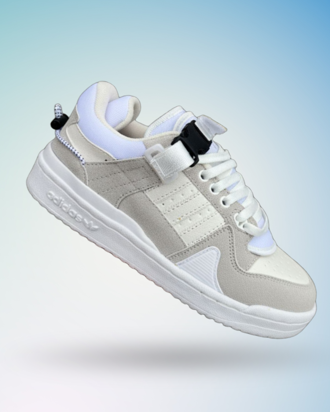 Zapatilla Adidas Forum x BAD BUNNY color crema para hombre, tallas del 39 al 43