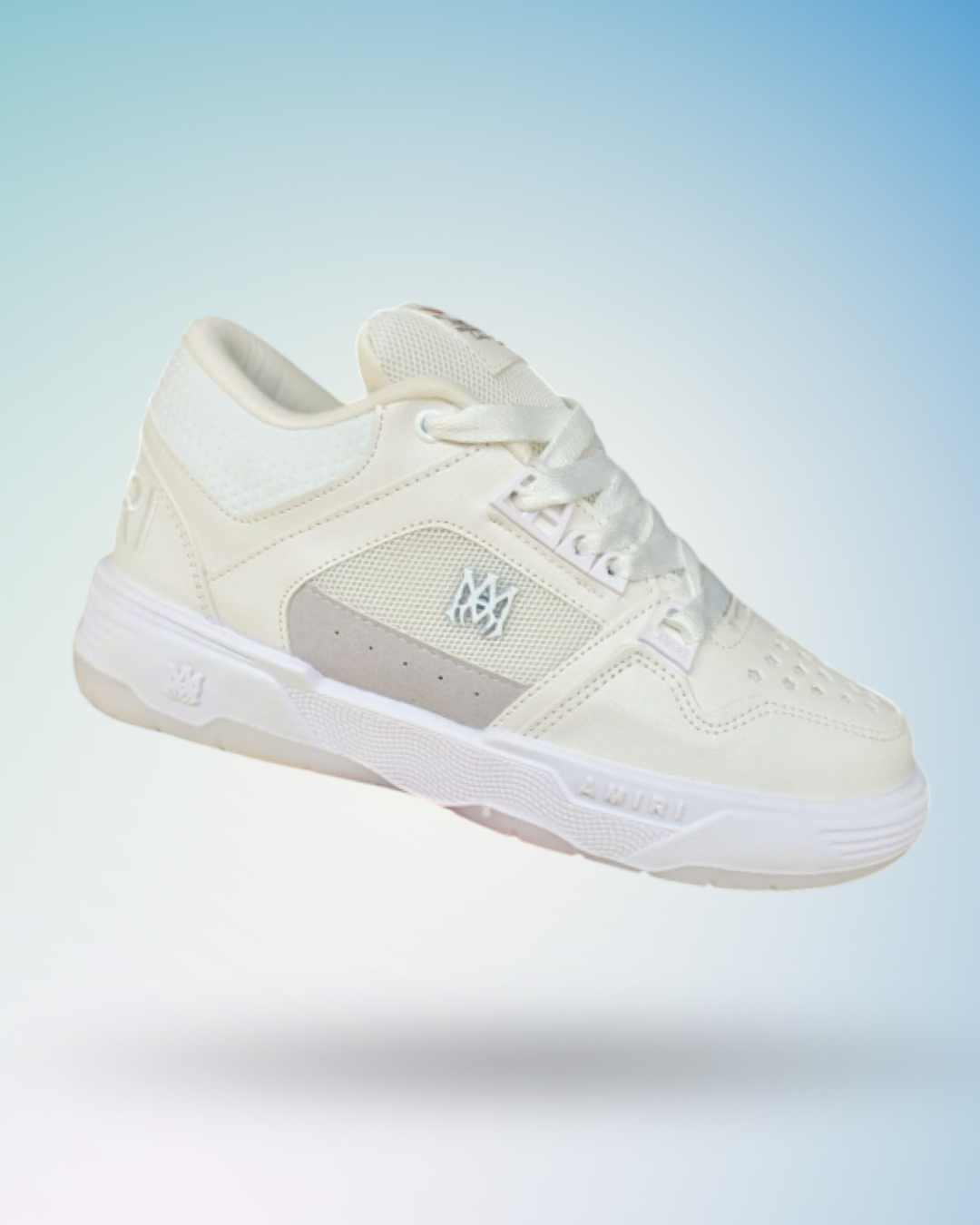 Zapatilla Amiri c8 crema suela blanca, tallas del 39 al 43