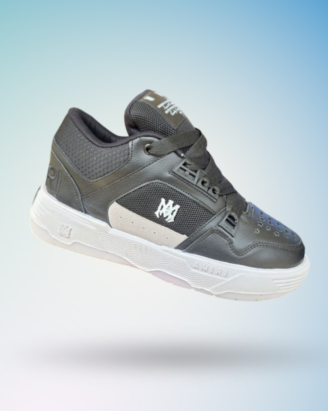 Zapatilla Amiri c9 negro suela blanca, tallas del 39 al 43