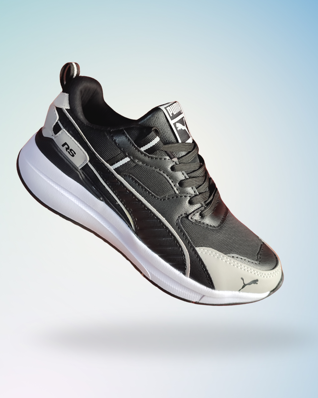 Zapatilla Puma running RS negro plomo, tallas del 39 al 43