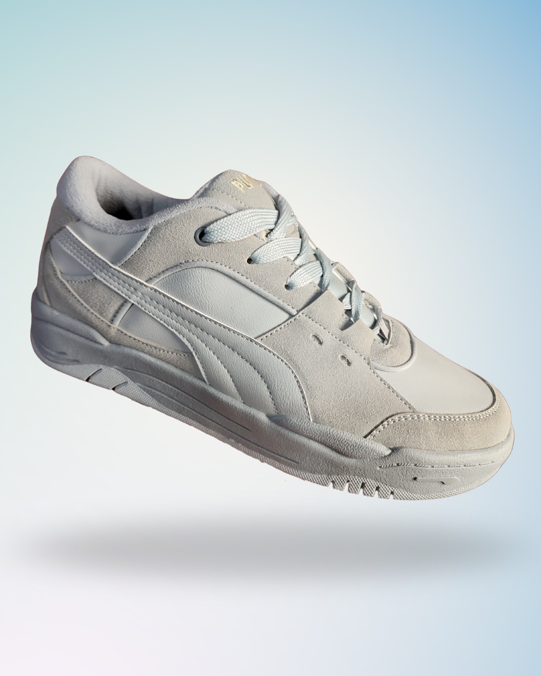 Zapatilla Puma 180 color plomo, tallas del 39 al 43