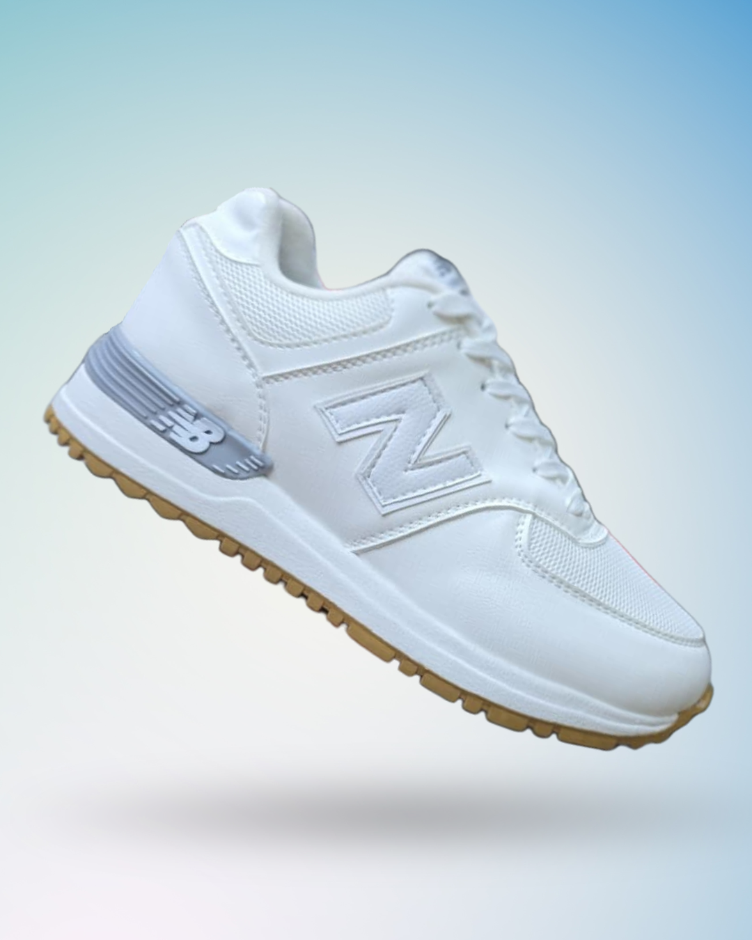 Zapatilla New Balance 574 color blanco para hombre, tallas del 39 al 43