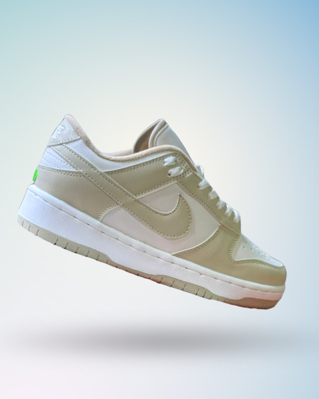 Nike Dunk Low crema, suela blanca crema, tallas del 39 al 43