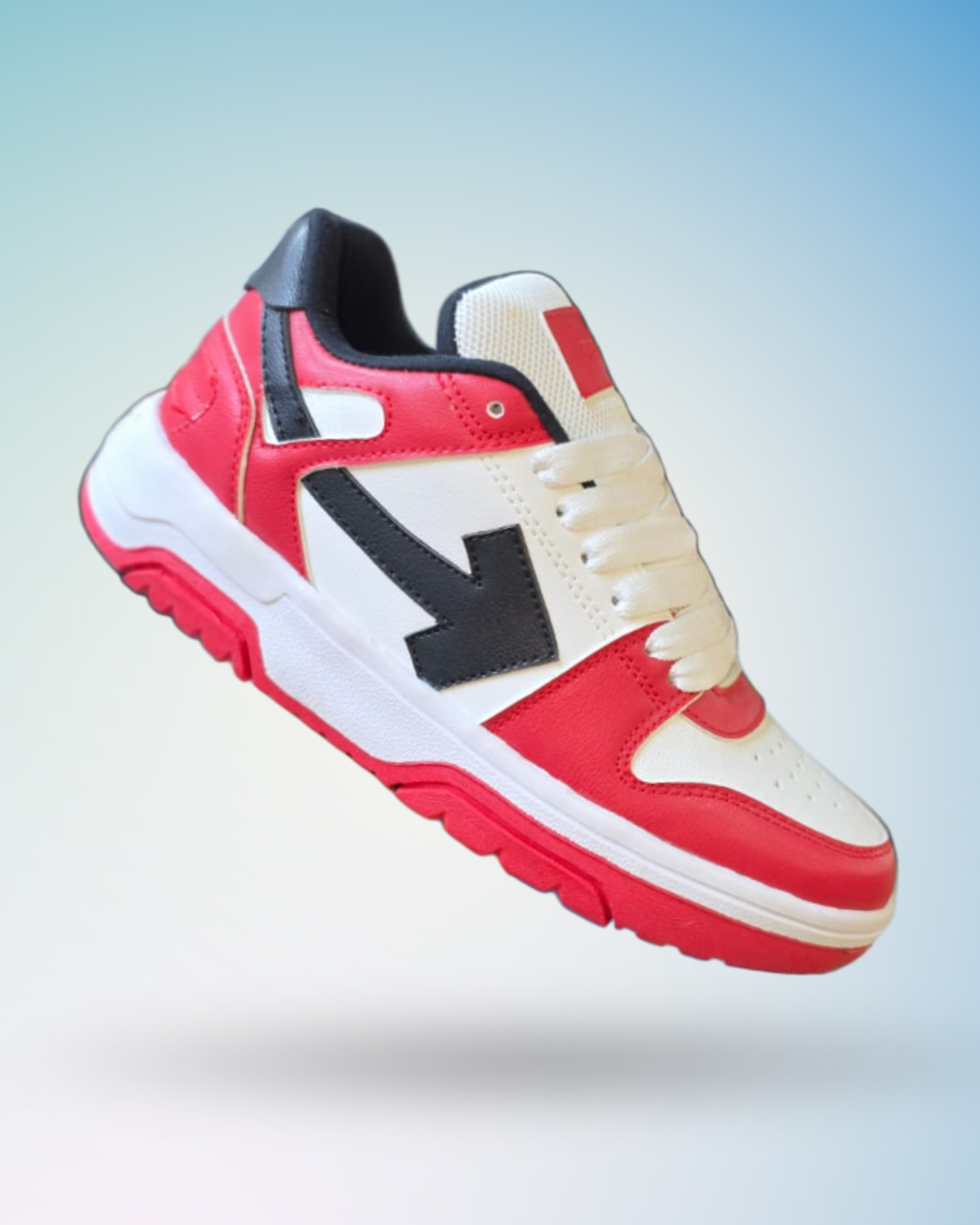 Zapatilla Off-White rojo , tallas del 39 al 43