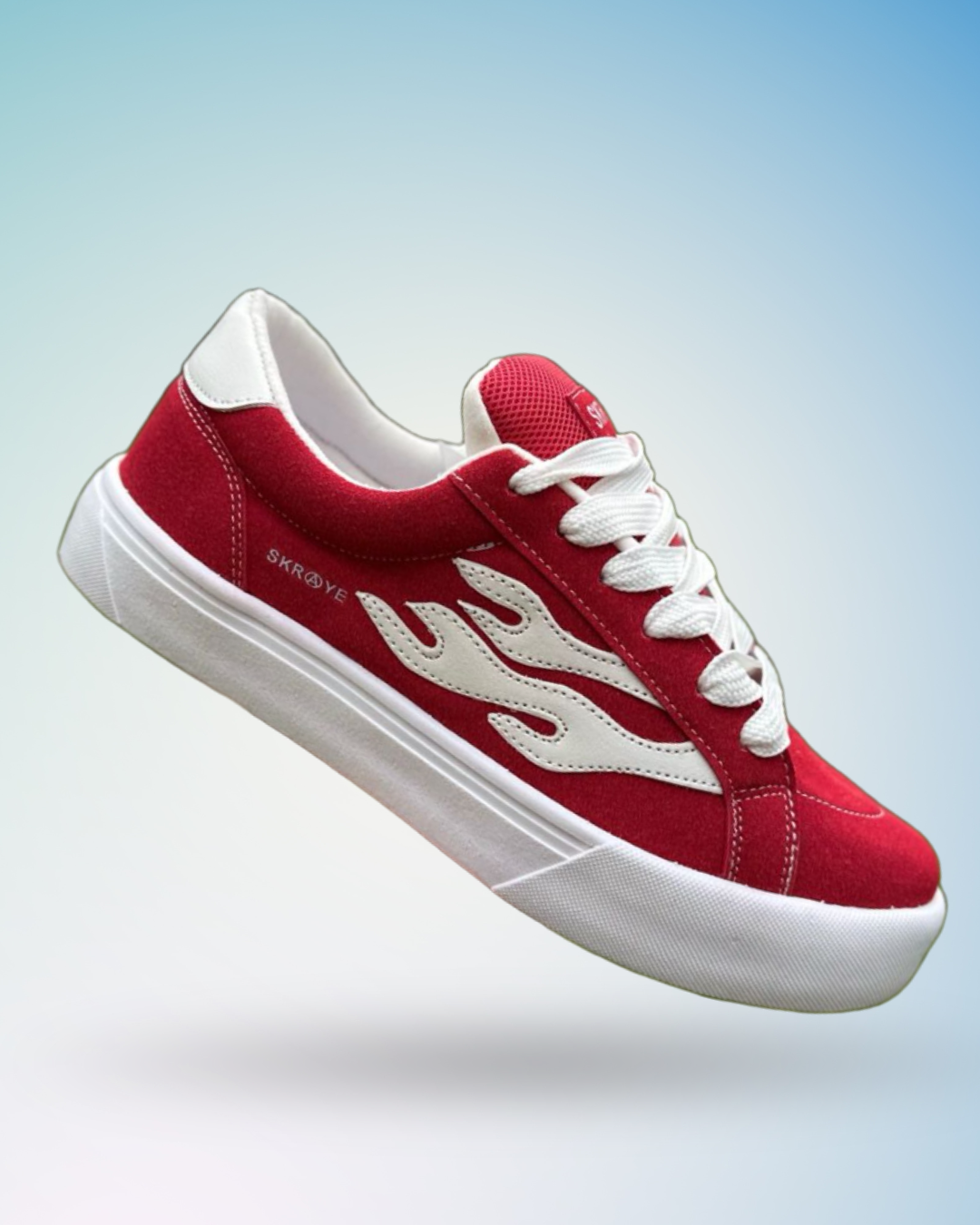 Zapatilla STRAYE Logan color rojo, tallas del 39 al 43